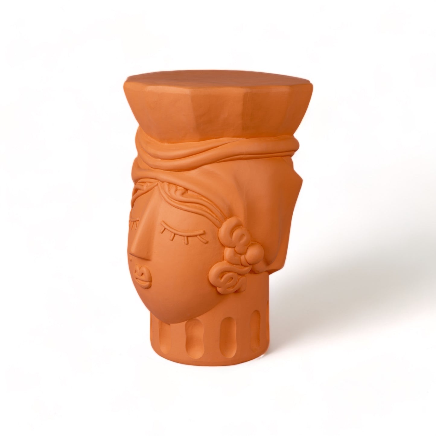 Magna Graecia Terracotta Stool Woman