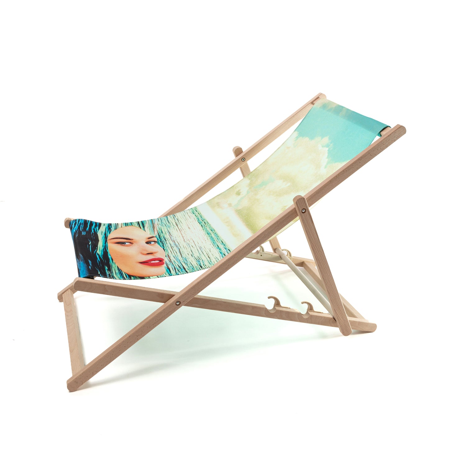 Deck Chair Girl in the Sea