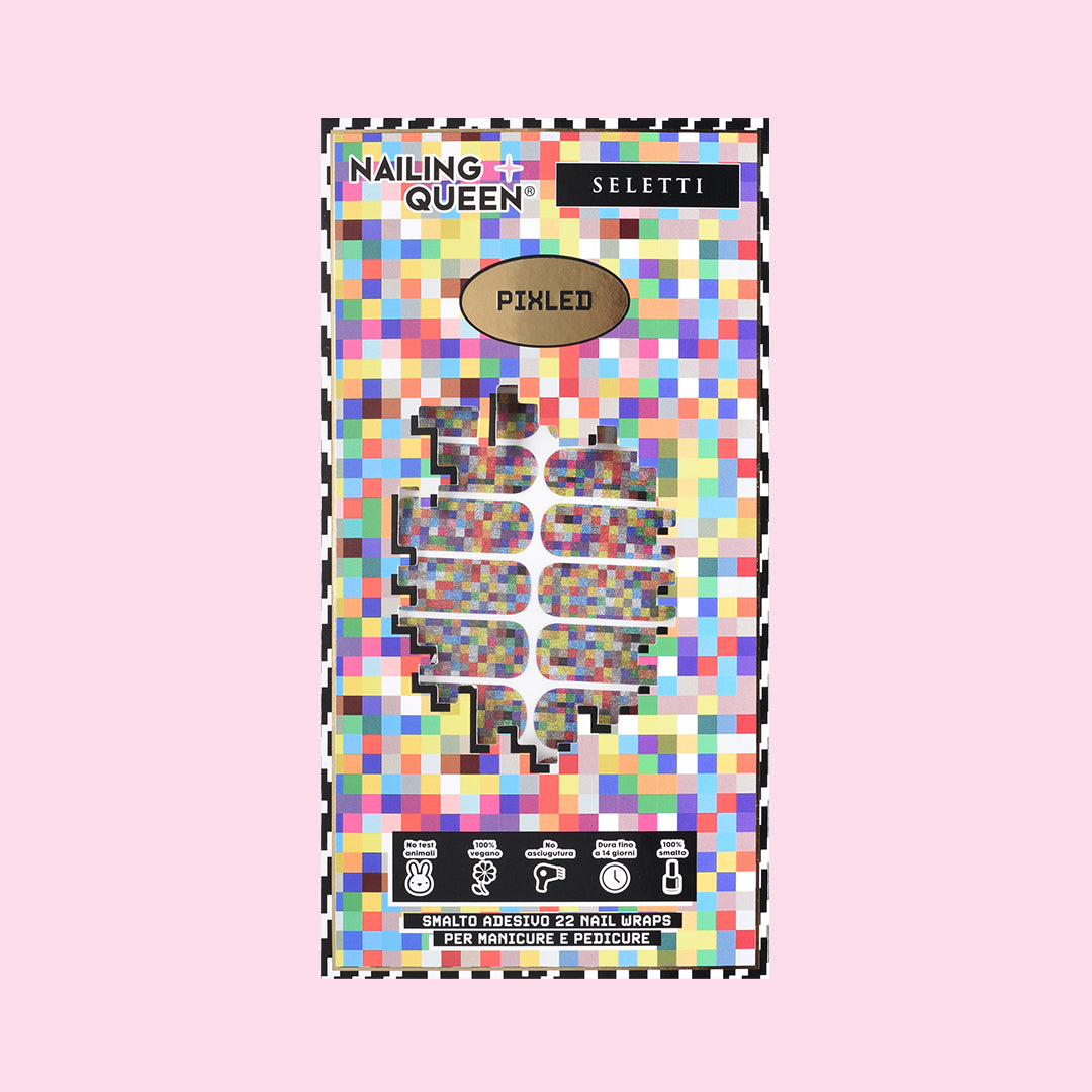 Nails (R)evolution - Set 22 Nail Wraps Pixled