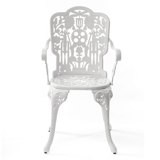 Industry Collection ALUMINIUM ARMCHAIR - WHITE