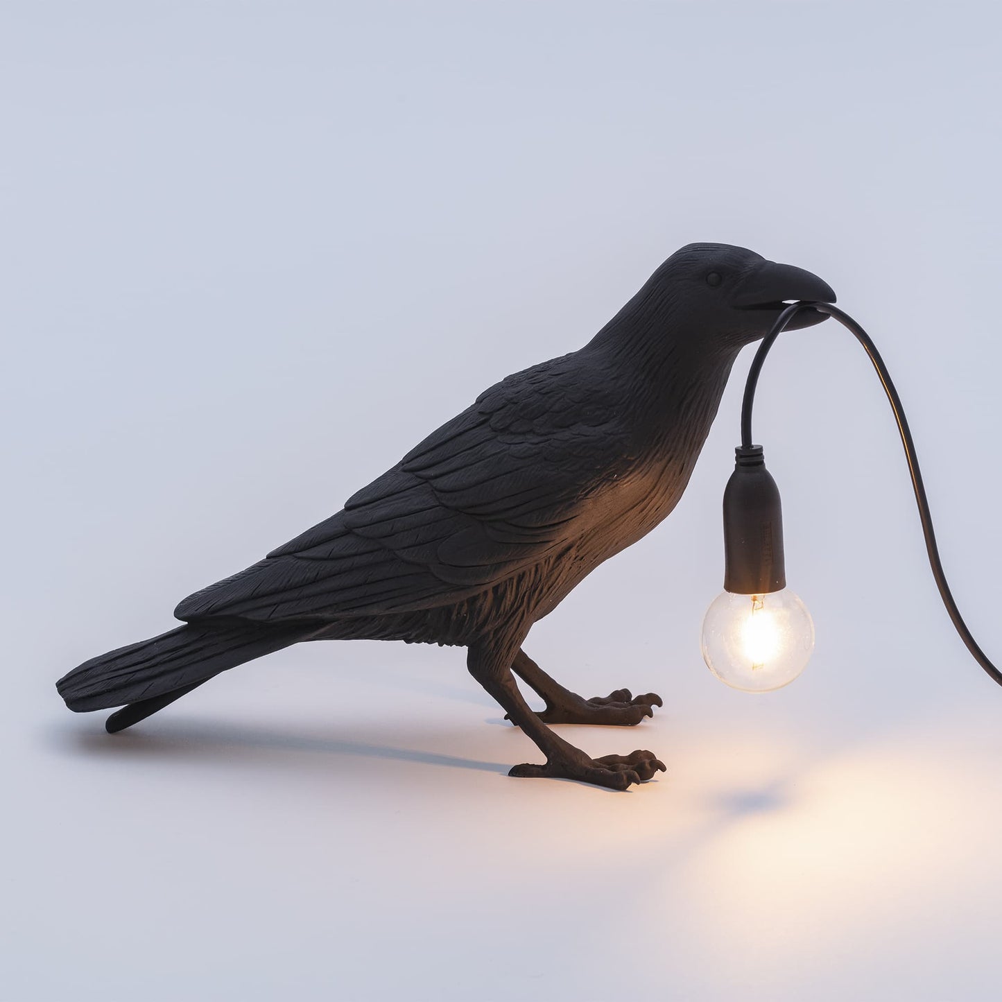 Bird Lamp Black Waiting OUTDOOR