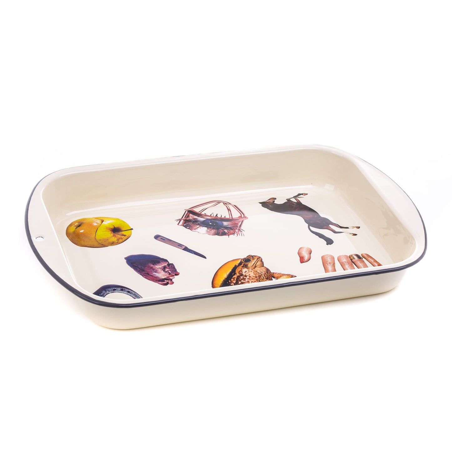 Enamel Baking Dish Beige