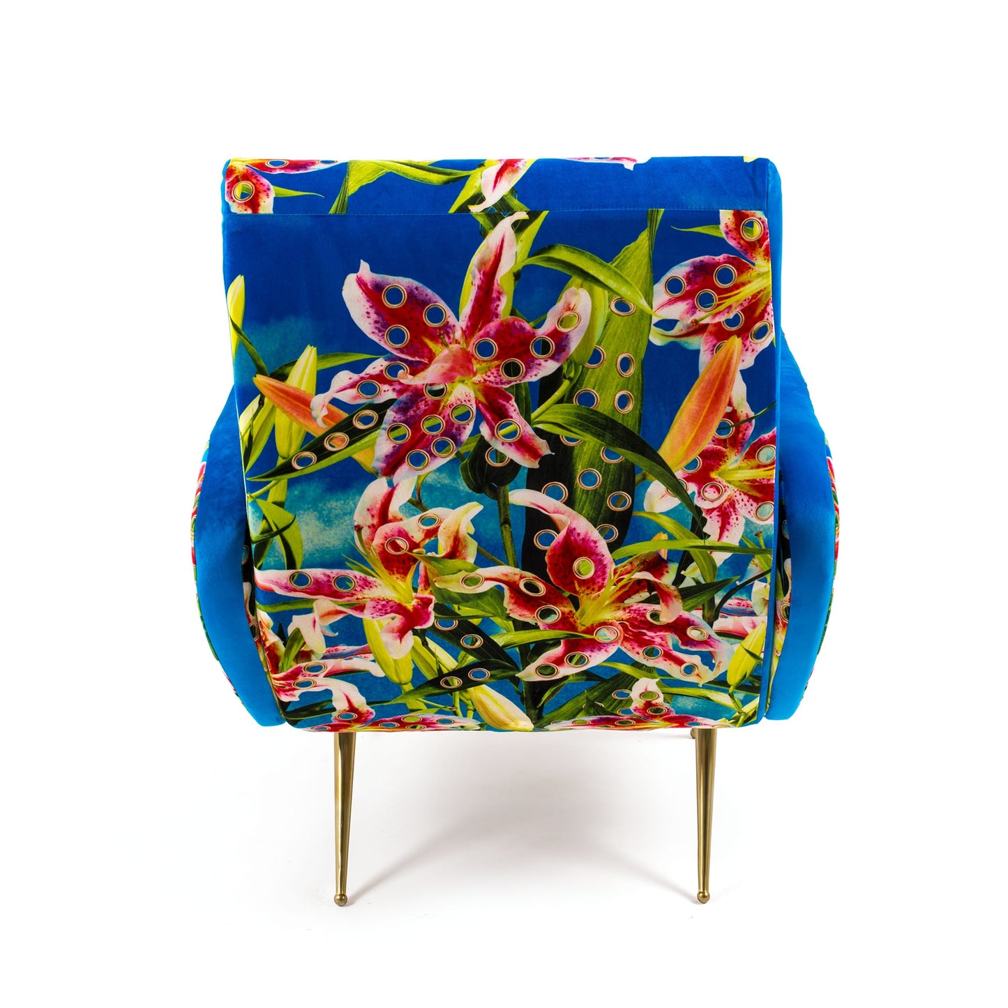 Armchair Flowers with holes