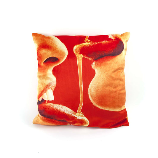 Cushion Honey With Plume Padding