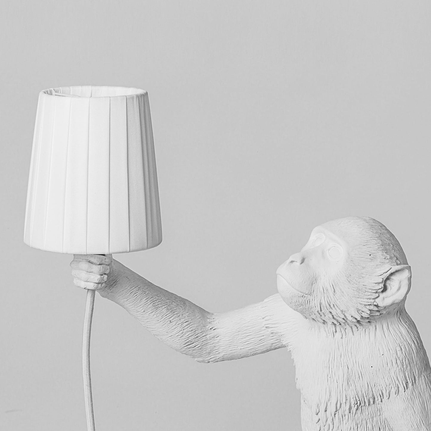 Monkey Lampshade White