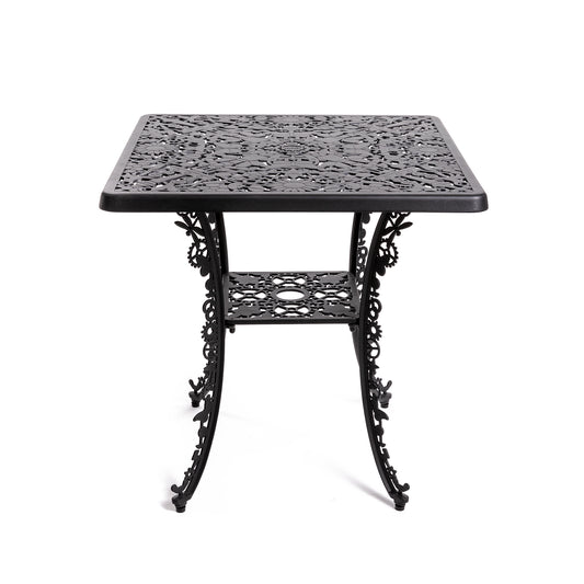 Industry Collection Aluminium Square Table Black